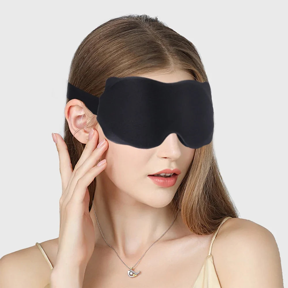 3D Sleeping Mask Block Out Light Soft Padded Sleep Mask for Eyes Slaapmasker Eye Shade Blindfold Sleeping Aid Face Mask Eyepatch